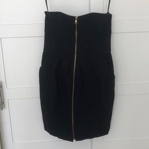 Cynthia Steffe Strapless Little Black Dress
